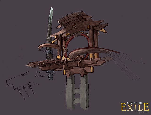 Myst III: Exile Concept Art (Conceptual Artwork from myst3.com, 2001)