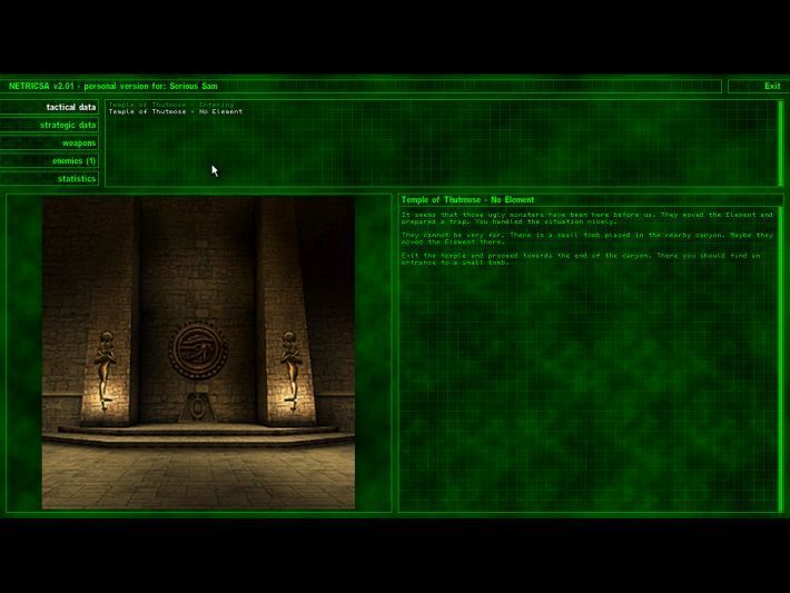 Serious Sam: The First Encounter Screenshot (GOG.com)