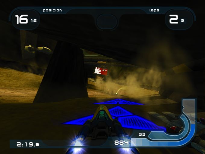 WipEout Fusion Screenshot (PlayStation 2 Monthly Artwork Disc 7 (October 2001))