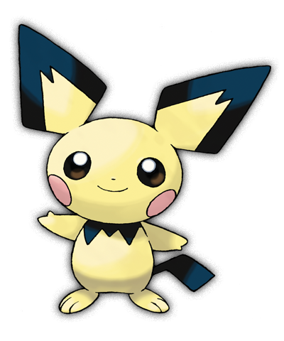Pokémon Omega Ruby Other (Pokémon 101): In fact, the famous Pikachu evolved from a Pokémon named Pichu! This artwork was originally created for Pokémon HeartGold and SoulSilver versions.