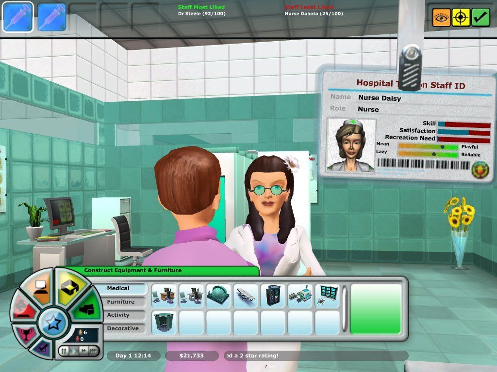 Hospital Tycoon Screenshot (Steam)