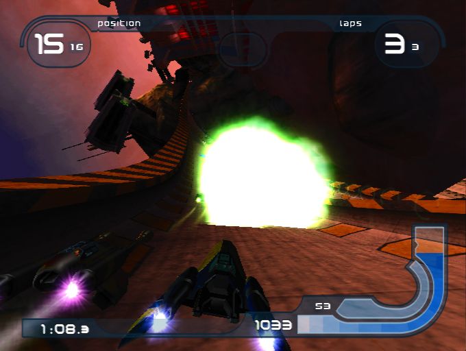 WipEout Fusion Screenshot (PlayStation 2 Monthly Artwork Disc 7 (October 2001))