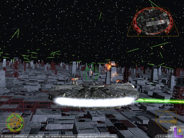 Star Wars: Rogue Squadron II - Rogue Leader Screenshot (Official Web Site (2003)): Mission: Death Star II