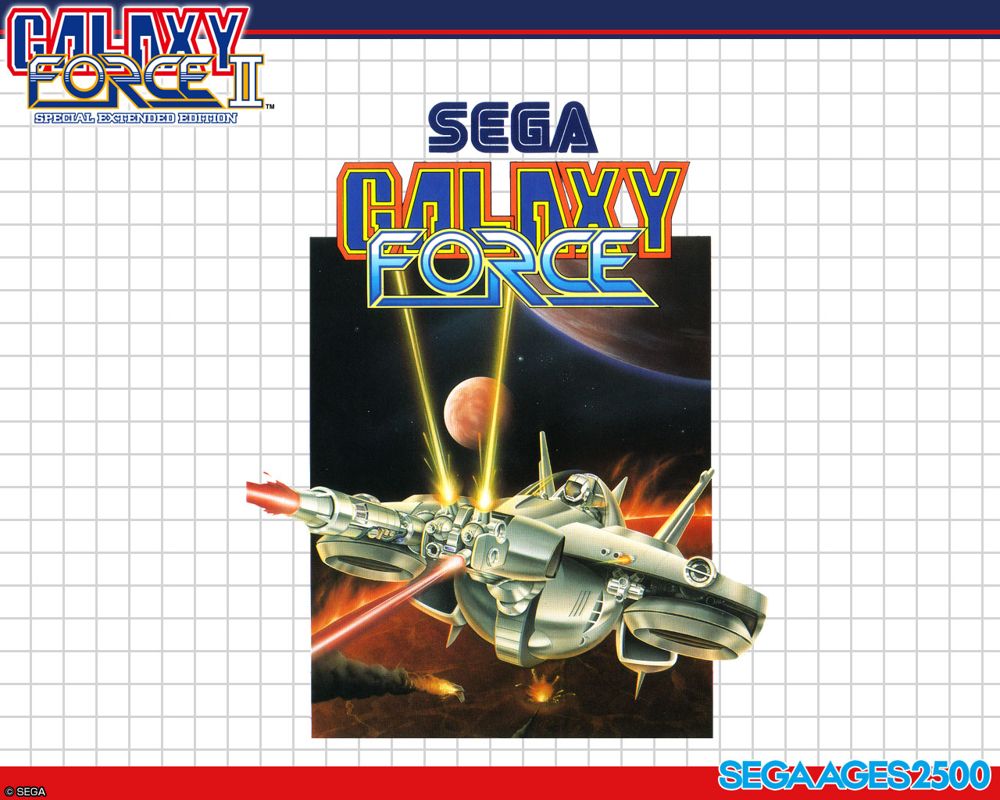 Sega Ages 2500: Vol.30 - Galaxy Force II: Special Extended Edition Wallpaper (Official Website)