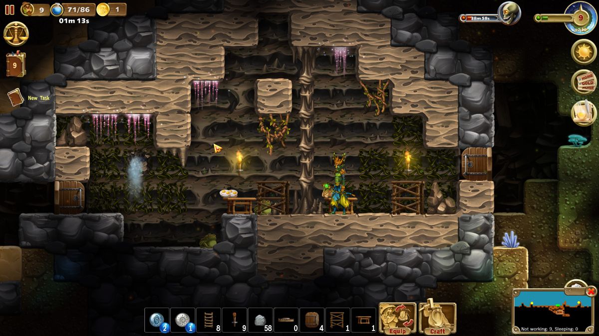 Craft the World: Grottoes Screenshot (Steam)