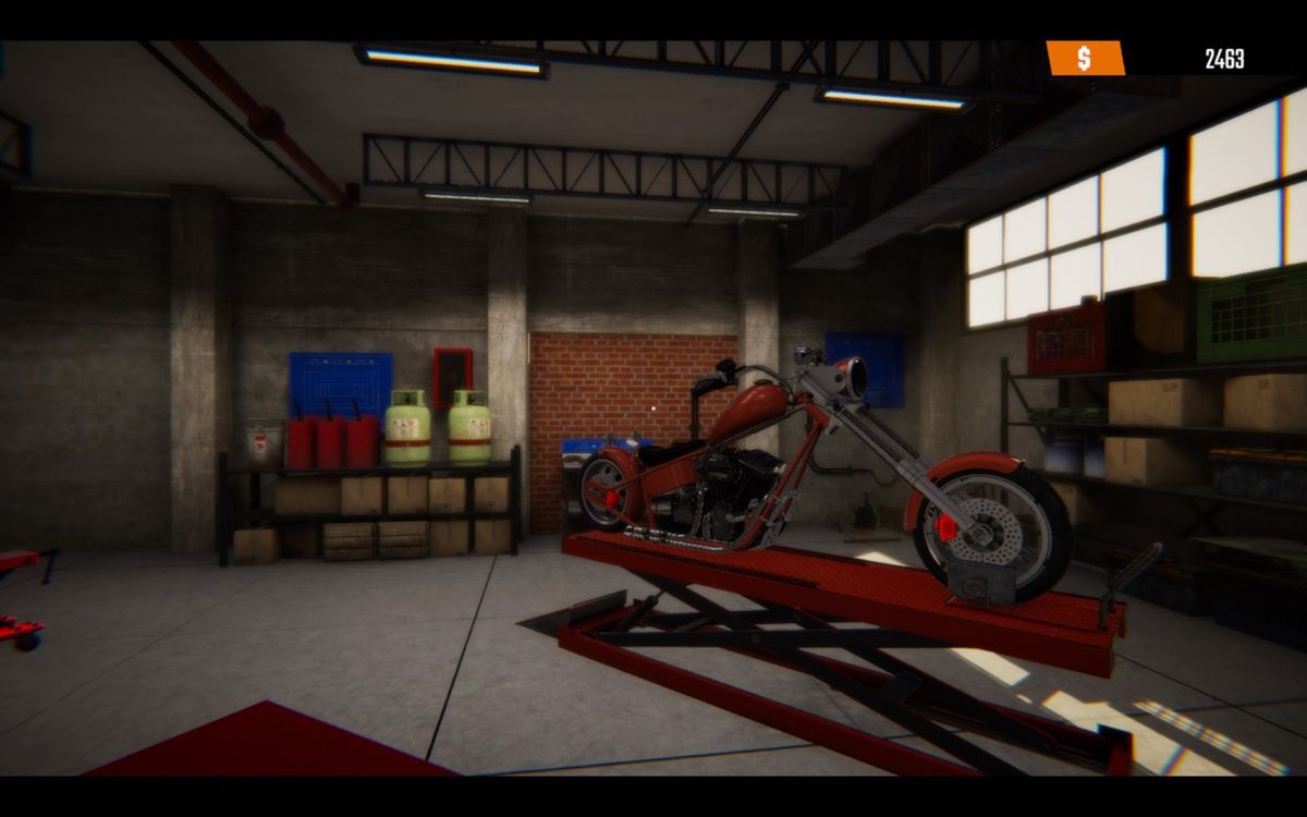 Biker Garage: Mechanic Simulator Screenshot (Steam)