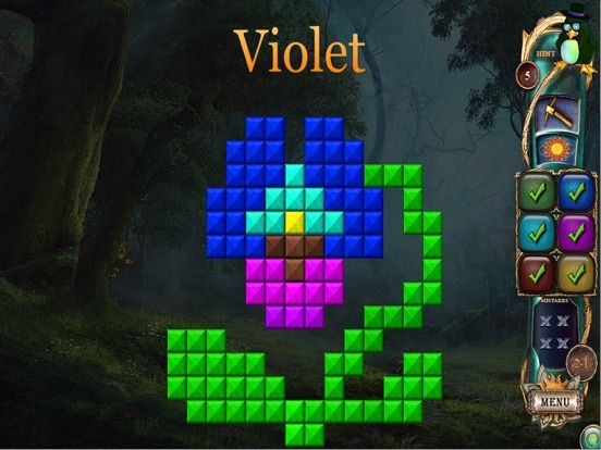 Fantasy Mosaics 16: Six Colors in Wonderland Screenshot (iTunes Store)
