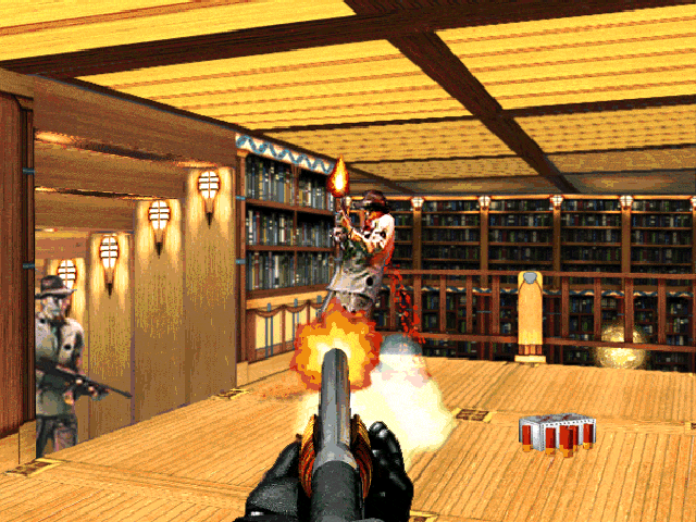 Killing Time Screenshot (SBG Magazine No. 2-3 '97 (March 1997)): This image can be seen on the back of the game's box.
