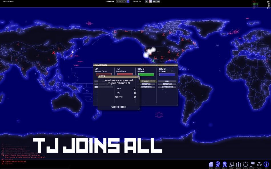 DEFCON: Global Nuclear Domination Game Screenshot (Steam)