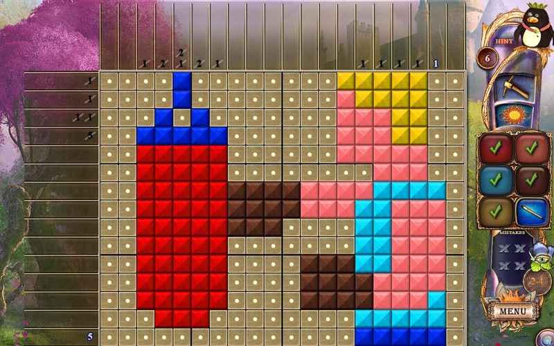 Fantasy Mosaics 20: Castle of Puzzles Screenshot (Mac App Store)