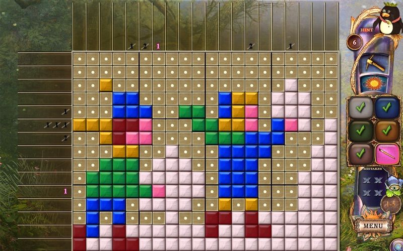 Fantasy Mosaics 20: Castle of Puzzles Screenshot (Mac App Store)