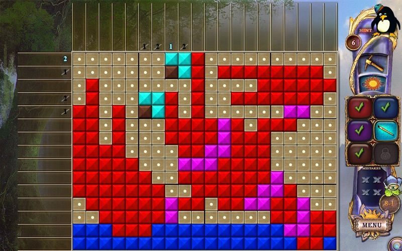 Fantasy Mosaics 24: Deserted Island Screenshot (Mac App Store)