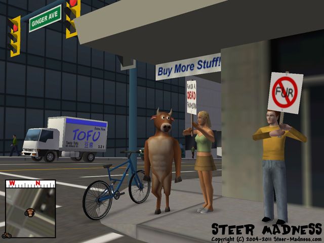 Steer Madness Screenshot (official game website)