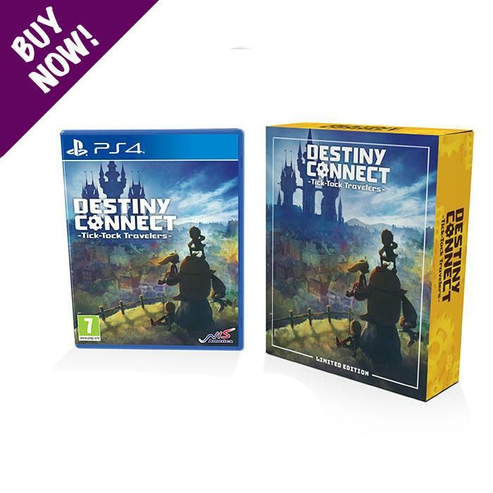 Destiny Connect: Tick-Tock Travelers (Limited Edition) Concept Art (NIS Europe Online Store (11-12-2019) - PS4 version)