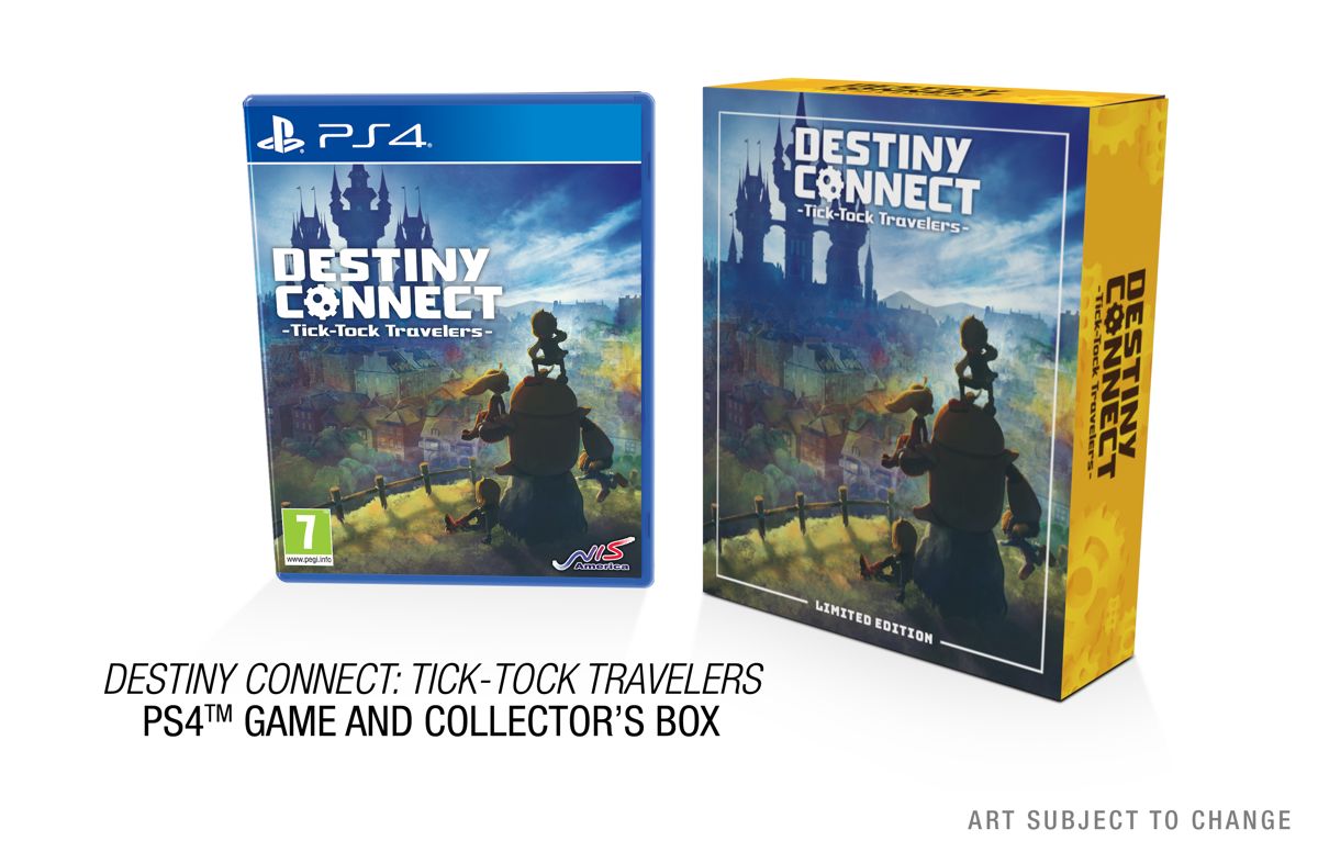 Destiny Connect: Tick-Tock Travelers (Limited Edition) Concept Art (NIS Europe Online Store (11-12-2019) - PS4 version)