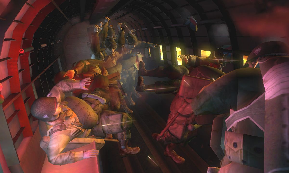 Brothers in Arms: Road to Hill 30 Screenshot (Ubisoft Product Catalog 2004-2005 CD-ROM): Brothers In Arms Airlift to the Dropzone