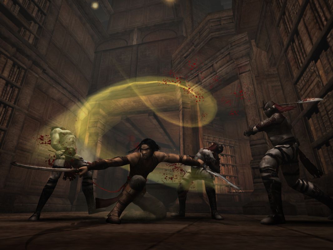 Prince of Persia: Warrior Within Screenshot (Ubisoft Product Catalog 2004-2005 CD-ROM): Prince of Persia 2 Free-Form Fighting