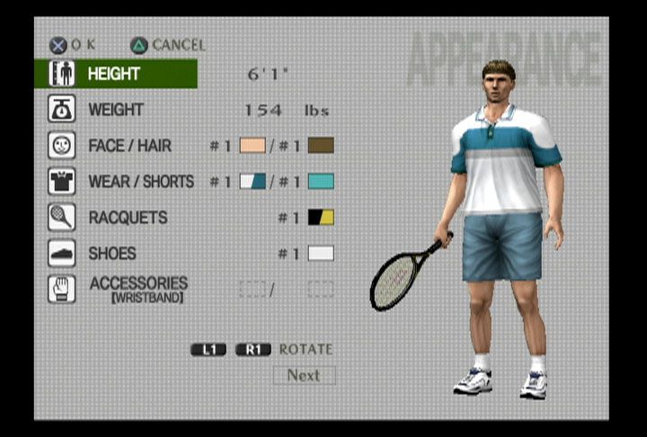 Smash Court Tennis: Pro Tournament 2 Screenshot (Namco 2004 Marketing Assets CD-ROM): Feature01