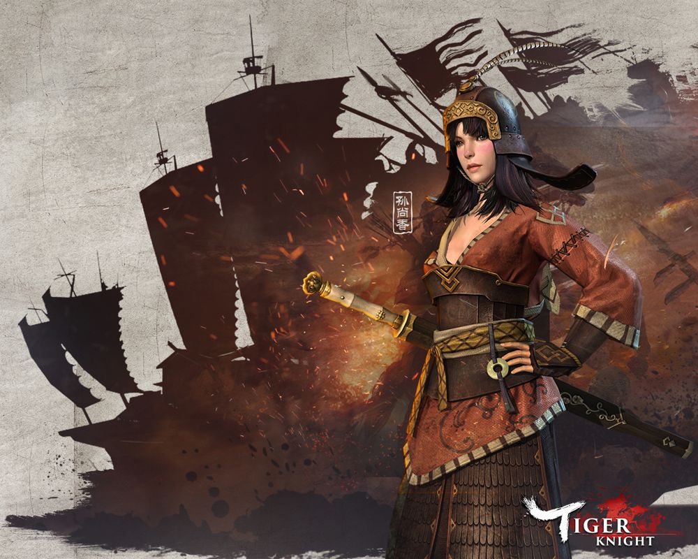 Tiger Knight: Empire War Wallpaper (Official Website - Media): Sun Shangxiang 1280x1024