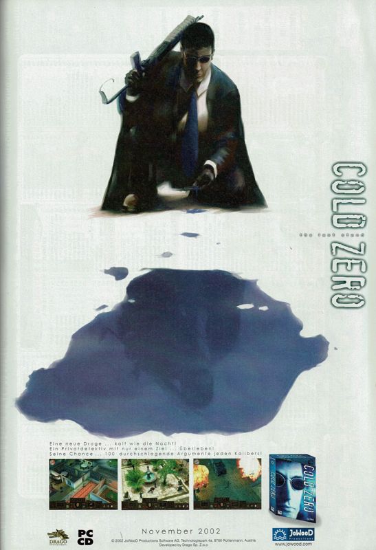 Cold Zero: No Mercy Magazine Advertisement (Magazine Advertisements): GameStar (Germany), Issue 12/2002
