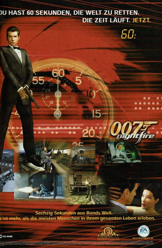007: Nightfire Magazine Advertisement (Magazine Advertisements): GameStar (Germany), Issue 12/2002