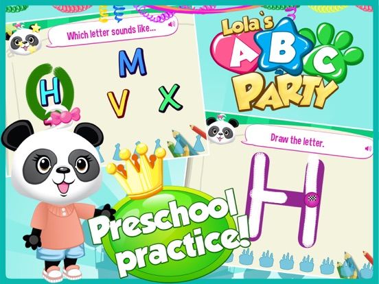 Lola's ABC Party Screenshot (iTunes Store)