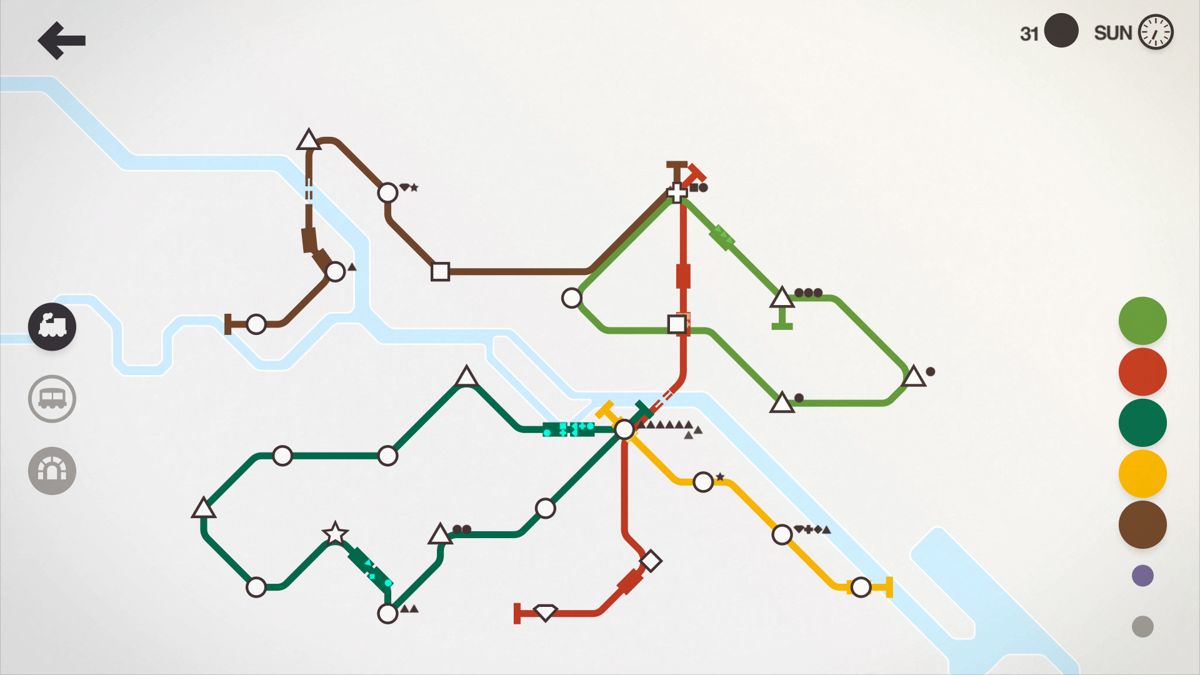 Mini Metro Screenshot (PlayStation Store)