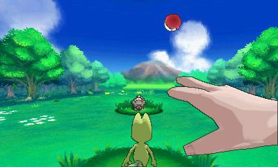 Pokémon Omega Ruby Screenshot (Pokémon 101): You can meet wild Pokémon in a variety of different environments, including tall grass, caves, and seas.