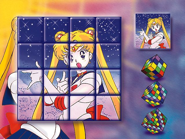 The 3D Adventures of Sailor Moon Screenshot (Press Images [10/20/1997]): Puzzle