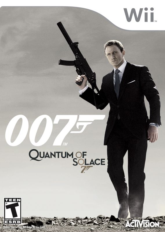007: Quantum of Solace Other (007: Quantum of Solace Press Kit): Wii Box Art