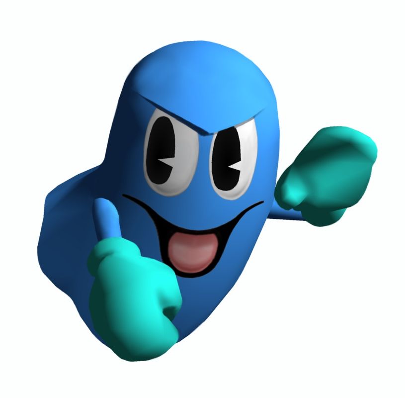 Pac-Man World 3 Concept Art (Namco 2005 Marketing Assets CD-ROM): Ghost - Inky