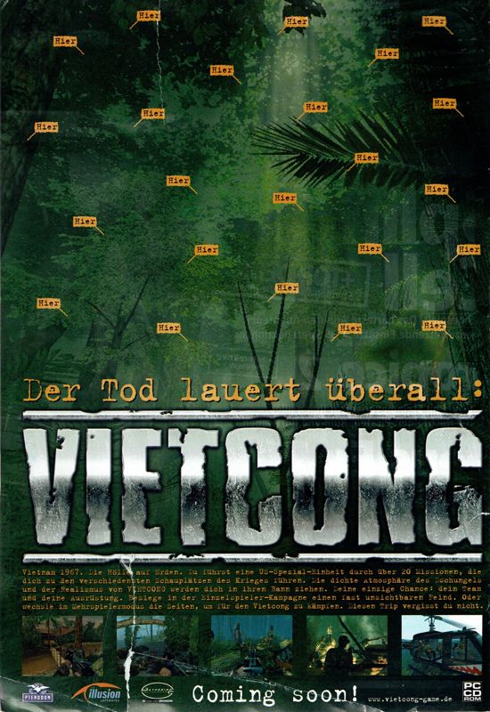 Vietcong Magazine Advertisement (Magazine Advertisements): GameStar (Germany), Issue 02/2003