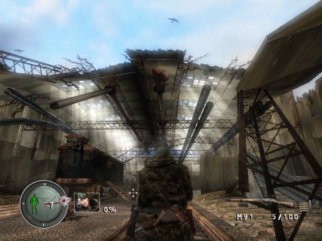Sniper Elite Screenshot (Namco 2005 Marketing Assets CD-ROM): birds