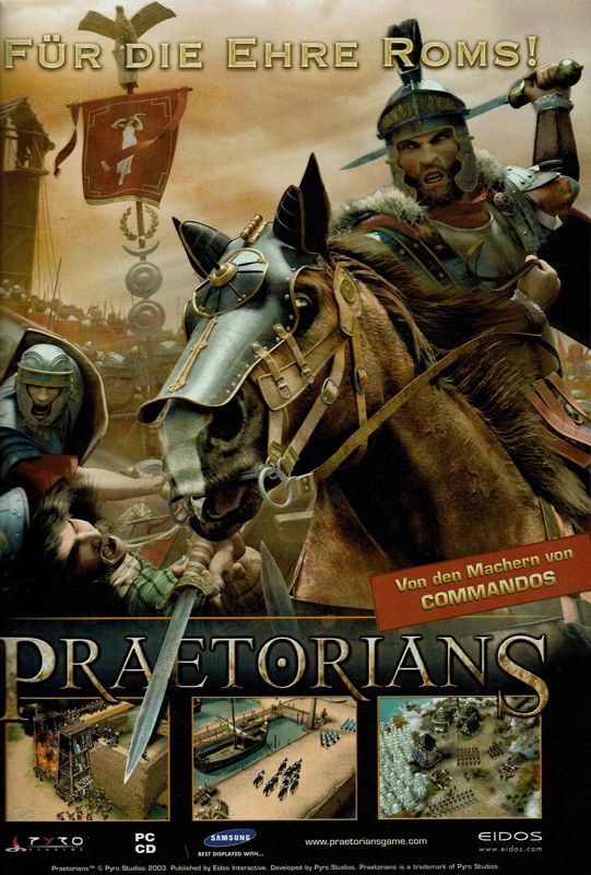 Praetorians Magazine Advertisement (Magazine Advertisements): GameStar (Germany), Issue 04/2003
