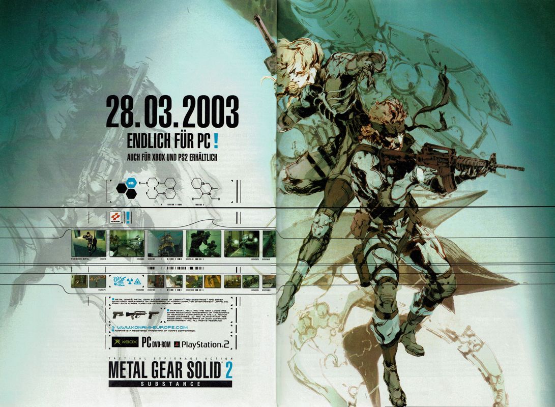 Metal Gear Solid 2: Substance official promotional image - MobyGames