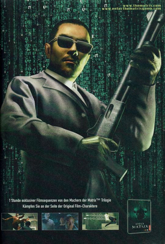 Enter the Matrix Magazine Advertisement (Magazine Advertisements): GameStar (Germany), Issue 06/2003 Part 2