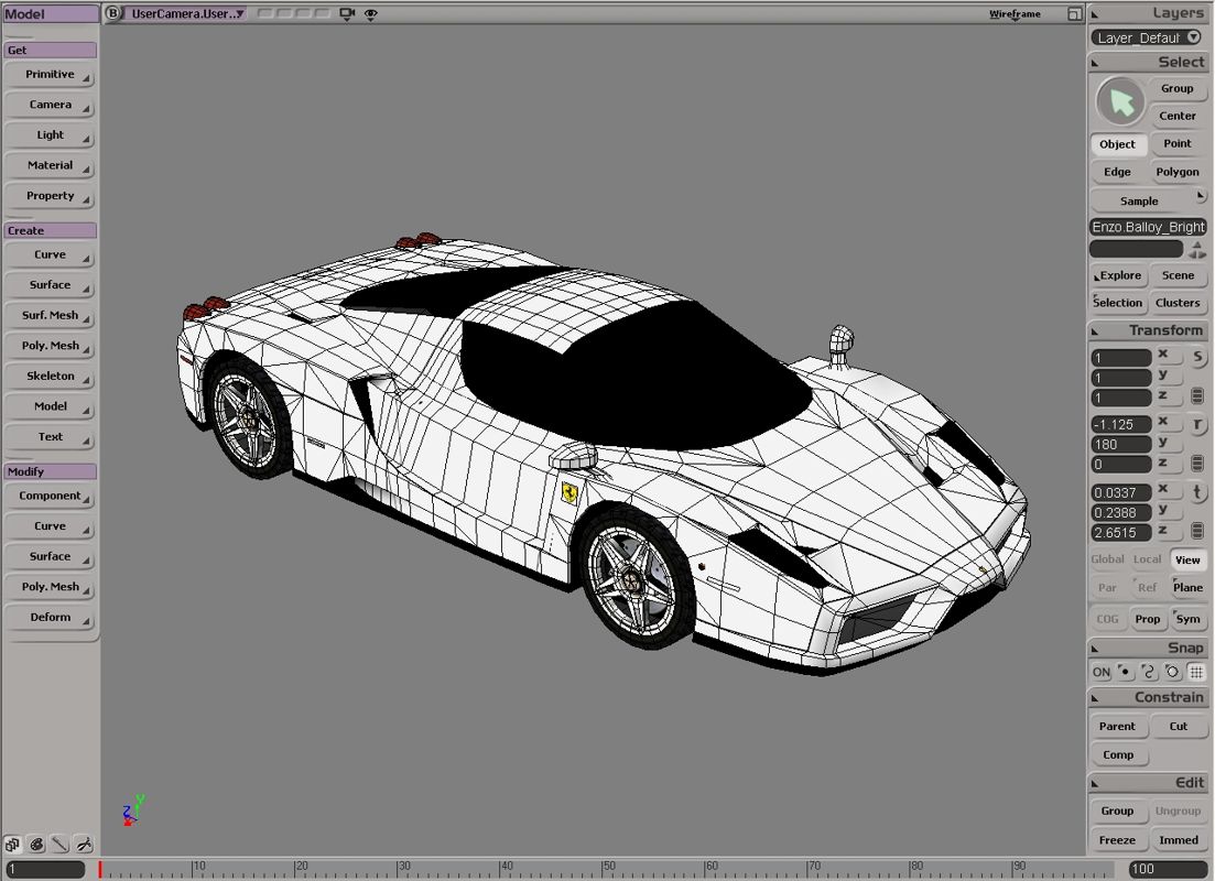 Project Gotham Racing 2 Render (Project Gotham Racing 2 Press Kit (12.11.03)): Making of; Texture