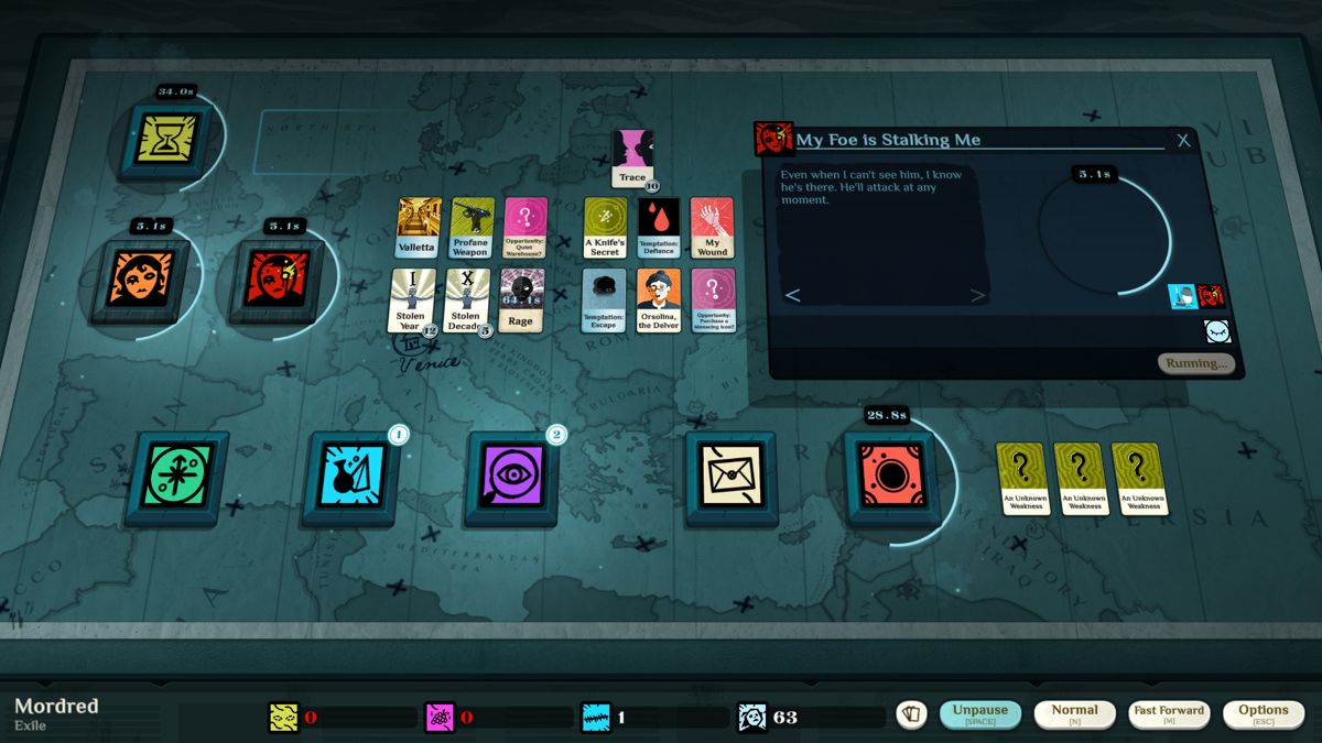 Cultist Simulator: The Exile Screenshot (Steam)