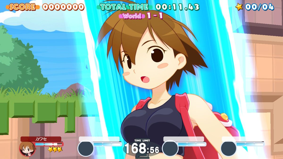 Umihara Kawase BaZooKa! Screenshot (Nintendo.co.jp)