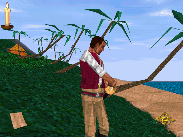 The Elder Scrolls Adventures: Redguard Screenshot (E3 1997 preview - screenshots (May 1997)): BEACH02.BMP