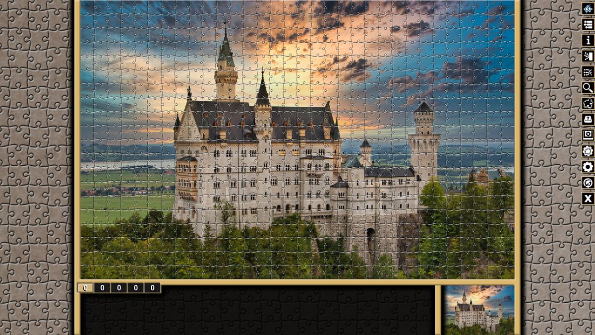 Pixel Puzzles Traditional Jigsaws: German Castles Screenshot (Steam)