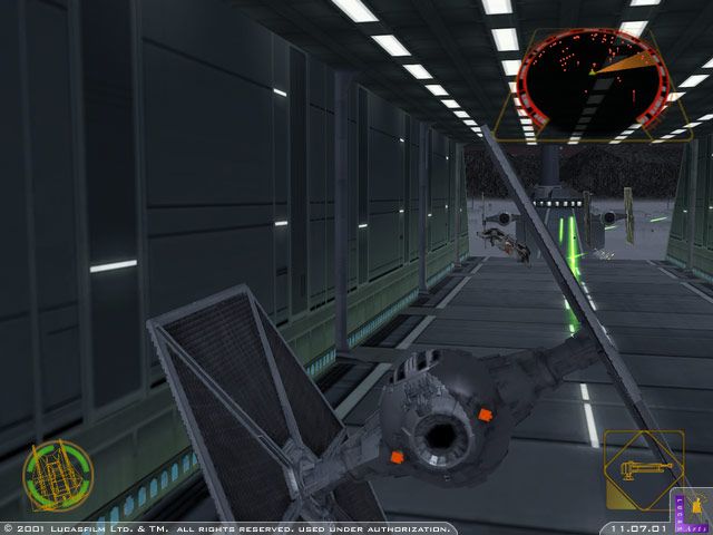 Star Wars: Rogue Squadron II - Rogue Leader Screenshot (Official Web Site (2003)): Mission: Imperial Academy Heist