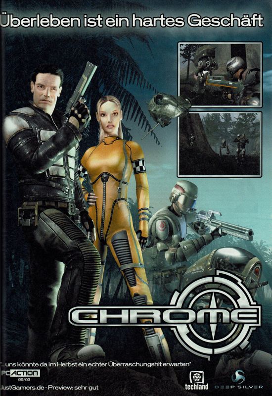 Chrome Magazine Advertisement (Magazine Advertisements): GameStar (Germany), Issue 11/2003