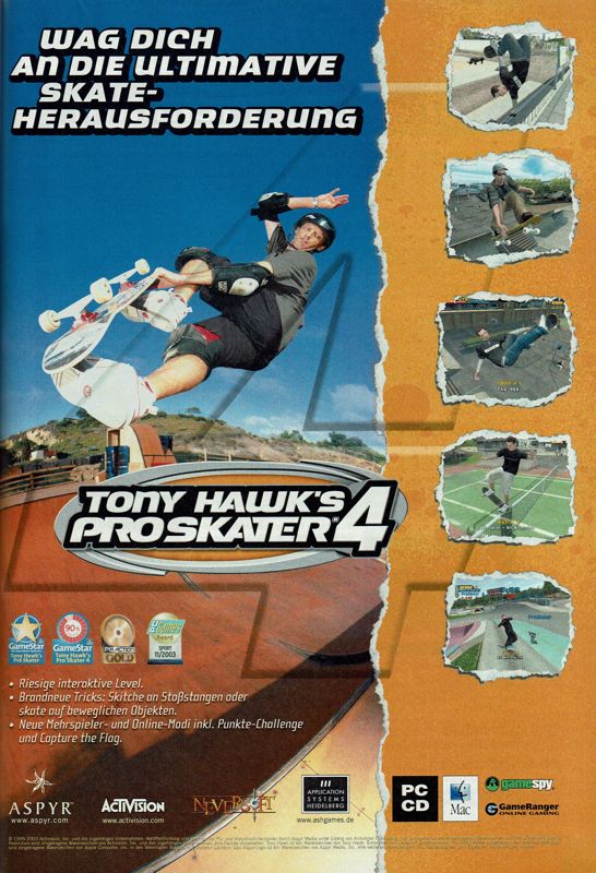 Tony Hawk's Pro Skater 4 - Mac