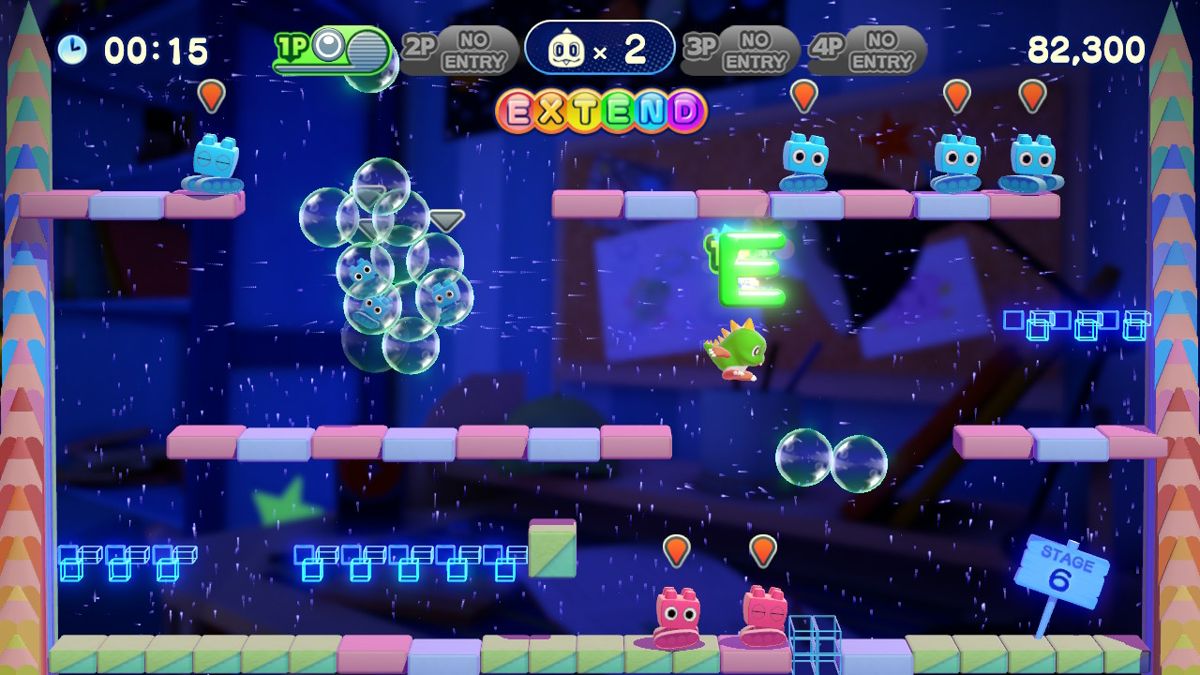Bubble Bobble 4 Friends Screenshot (Nintendo.com.au)