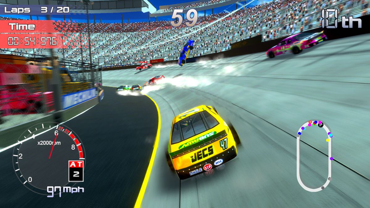 Speedway Racing Screenshot (Nintendo.com)