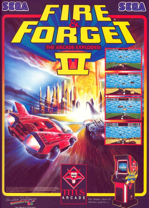 Fire & Forget II Magazine Advertisement (Magazine Advertisements): ASM (Germany), Issue 12/1990