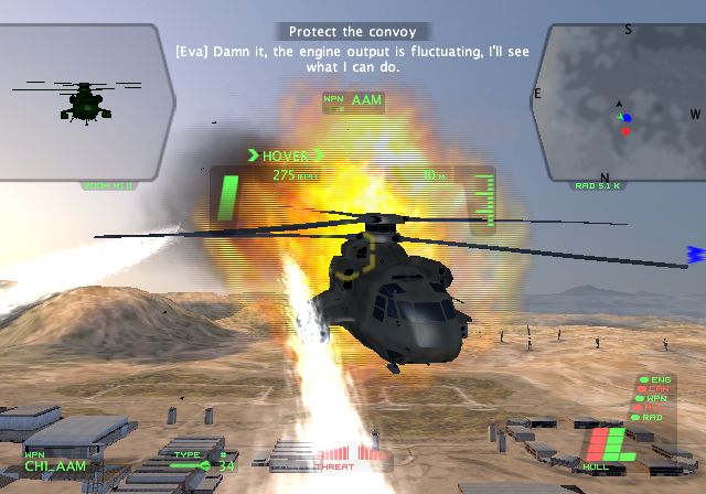 Dropship: United Peace Force Screenshot (PlayStation 2 Monthly Artwork Disc 1 (November 2001)): CHOPPERD