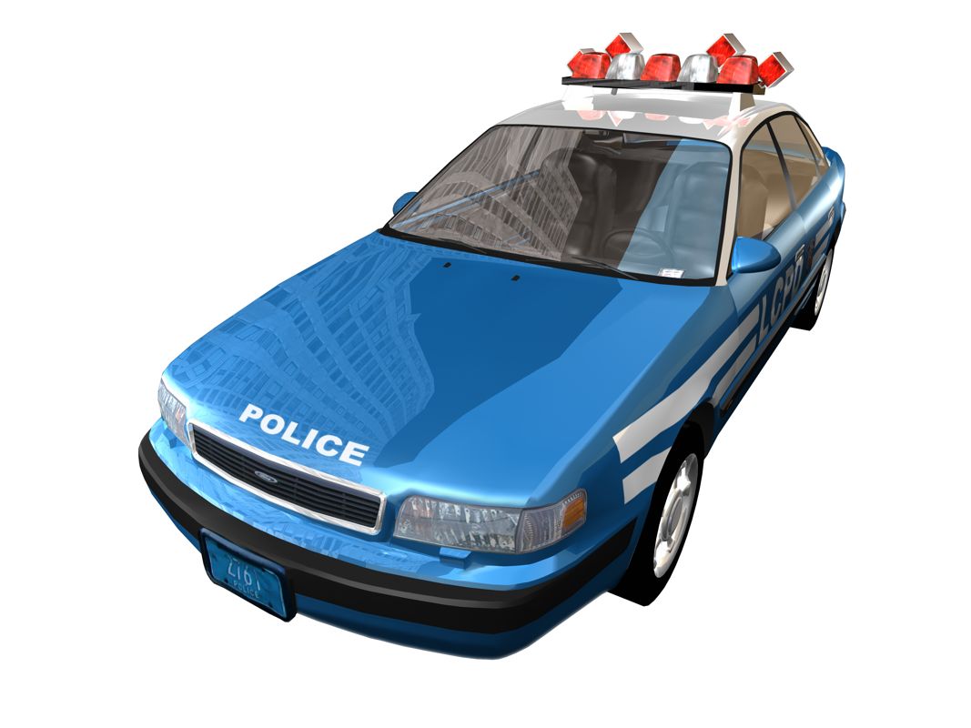 Grand Theft Auto III Render (Rockstar Electronic Press Kit (EPK)): Police Car