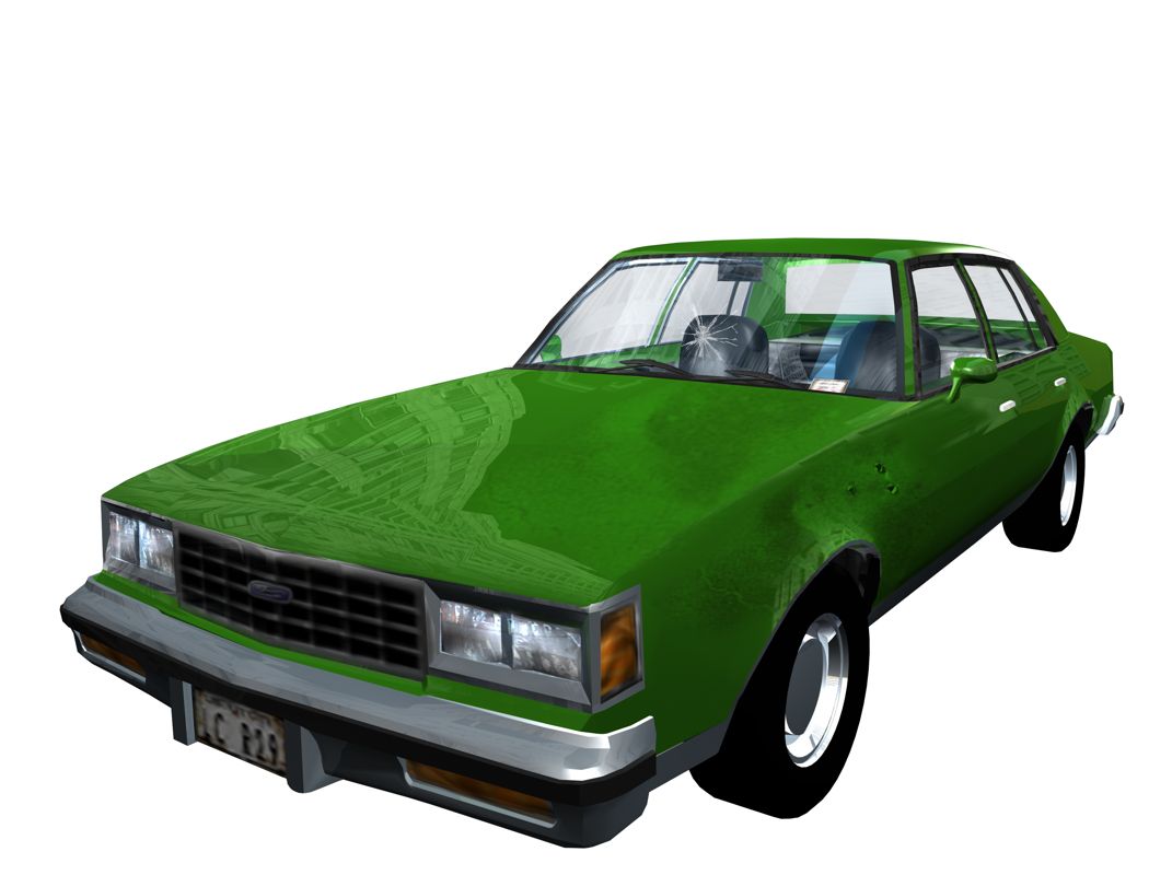 Grand Theft Auto III Render (Rockstar Electronic Press Kit (EPK)): Third car dirty